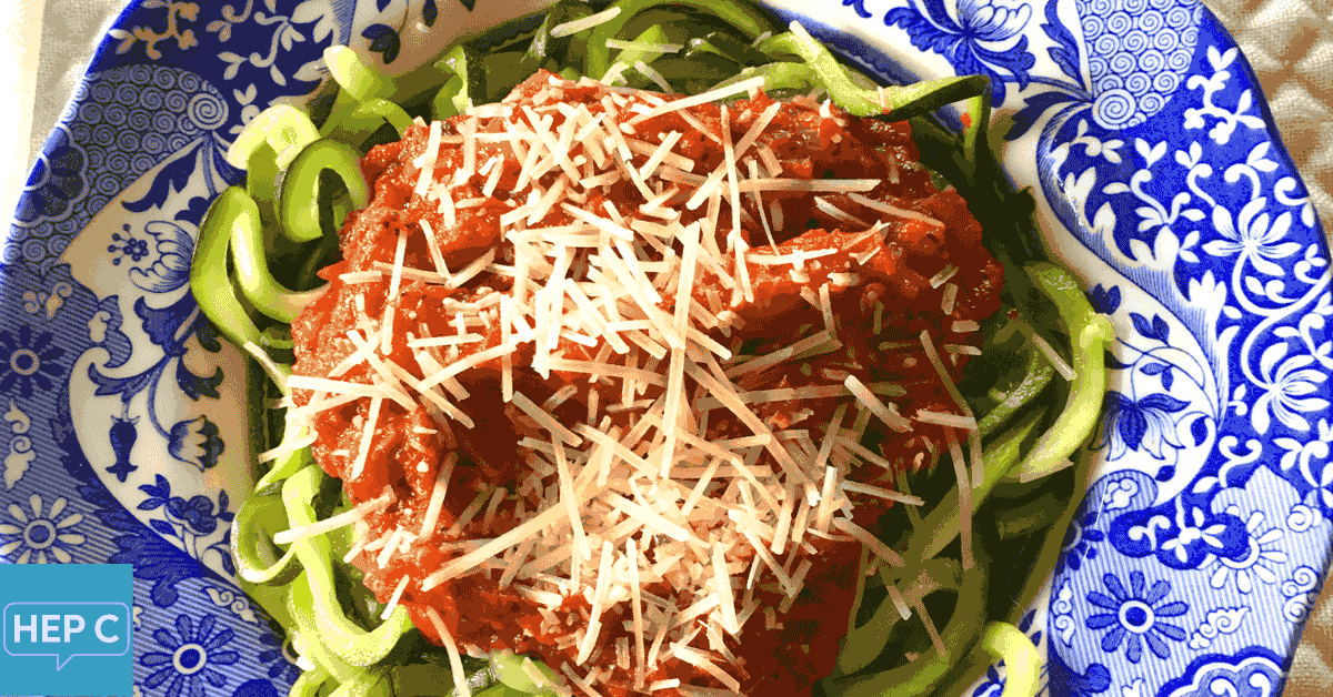 Liver-Friendly Recipe: Italian Zoodles with Marinara | HepatitisC.net